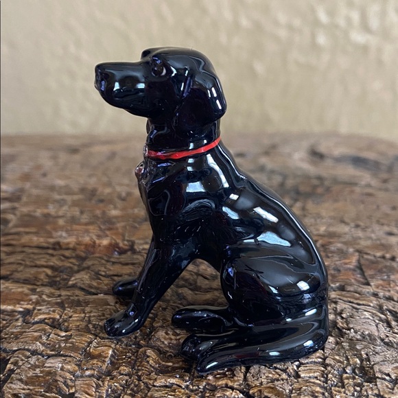 Other - 🐕🦺Vintage🐕🦺Black Lab Dog Figurine